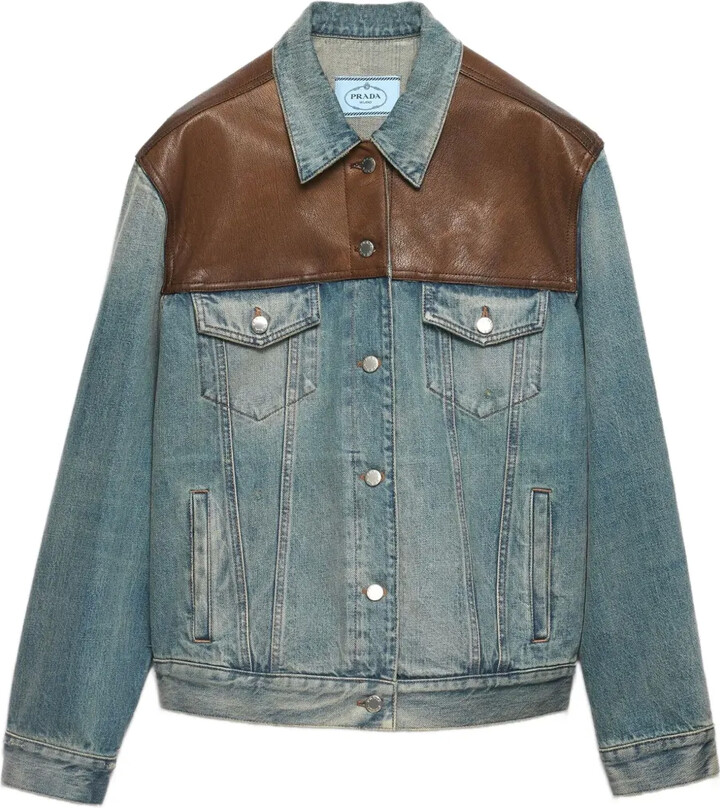 Prada Contrast-Panel Jacket