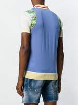 Thumbnail for your product : DSQUARED2 colourblock printed polo shirt