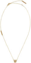 Marc Jacobs Gold Angel Face Necklace 