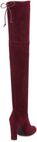 Thumbnail for your product : Stuart Weitzman Highland Suede Over-The-Knee Boot, Bordeaux