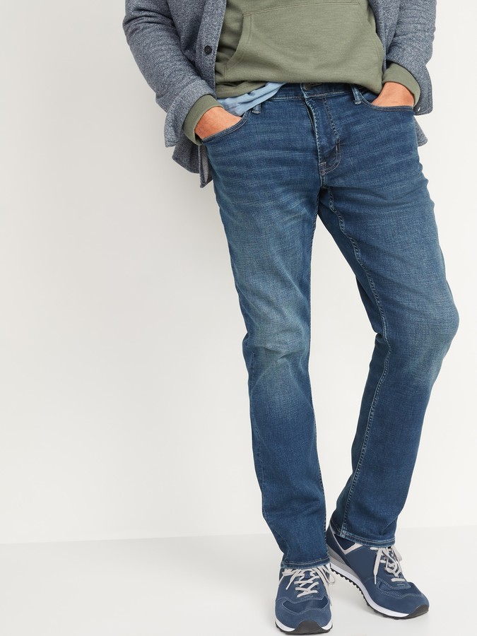 Old Navy Straight 360° Stretch Performance Jeans for Men - ShopStyle
