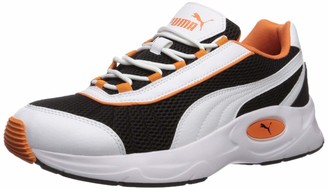 orange puma sneakers