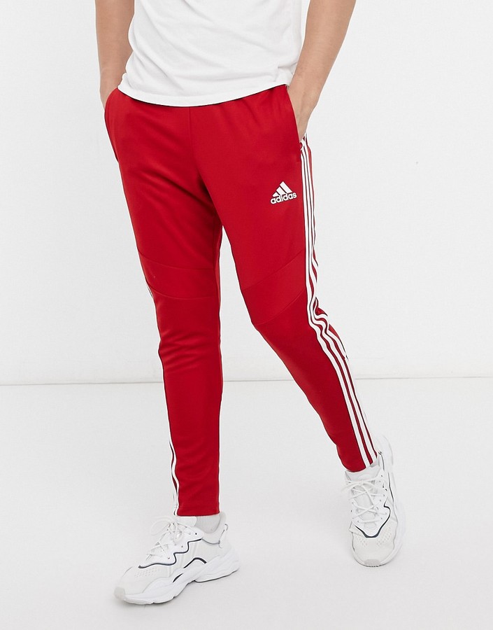 red adidas joggers mens