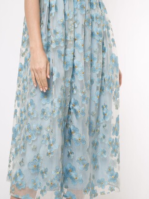 macgraw Blubell organza silk dress