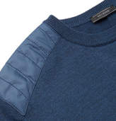 Thumbnail for your product : Belstaff Kerrigan Nylon-Panelled Wool Sweater