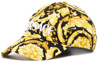 Versace Barocco pattern-print cap