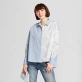 Thumbnail for your product : A New Day Women's Long Sleeve Oversized Any Day Button Down Shirt - A New Day Blue
