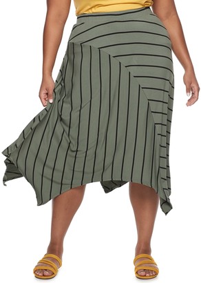 Juniors' SO Panelled Midi Skirt