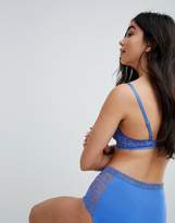 Thumbnail for your product : Monki Lace Moulded Triangle Bra