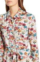 Thumbnail for your product : Lucky Brand Chelsea Foral Utility Crepe Shirtdress