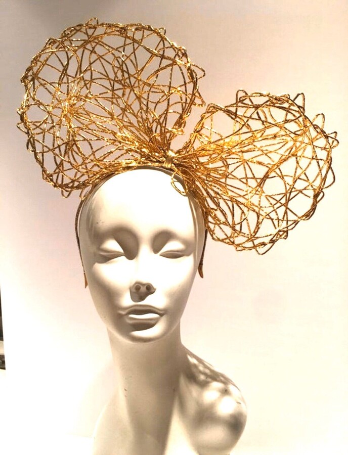 large gold headpiece