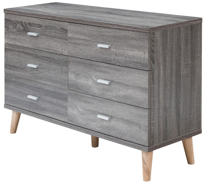 Furniture Massenburg Modern 6Drawer Dresser ShopStyle