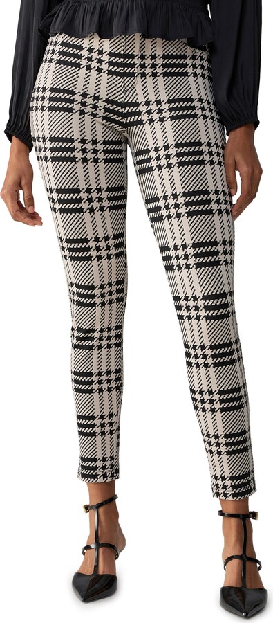 Sanctuary Runway Ponte Leggings With Functional Pockets In Cambridge Plaid  (Coated Plaid) Women's Casual Pants - ShopStyle