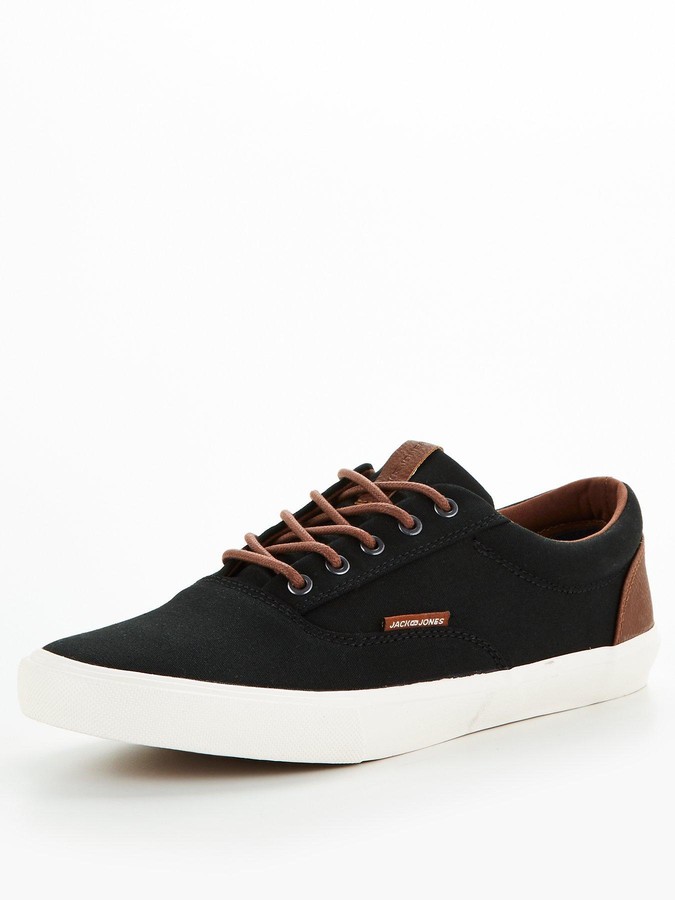 Jack and Jones Classic Canvas Plimsolls Anthracite - ShopStyle Trainers &  Athletic Shoes