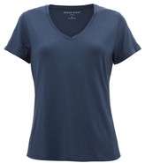 Thumbnail for your product : Derek Rose Lara V-neck Stretch-micromodal Pyjama T-shirt - Navy