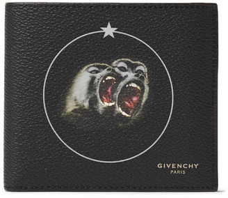 Givenchy Monkey Brothers Printed Faux Leather Billfold Wallet