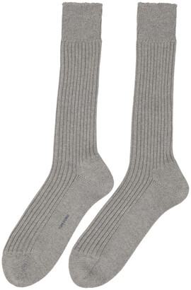 Tom Ford Grey Rib Socks