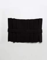 Thumbnail for your product : ASOS Design Pleated Wide Causal Corset Belt With Belt Overlay