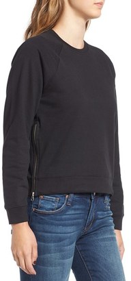 Obey Women's 'Geneva' Side Zip Raglan Sweatshirt