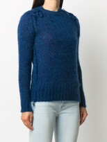 Thumbnail for your product : Golden Goose Frayed-Knit Jumper