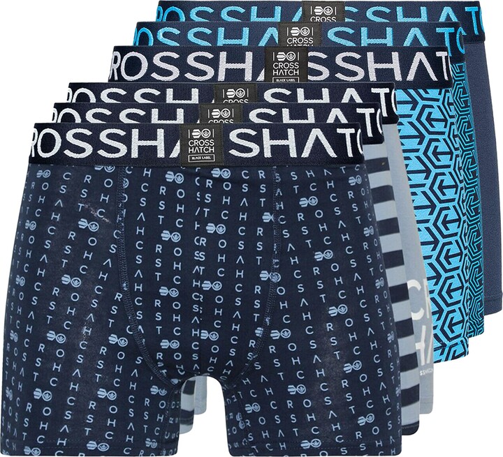 Crosshatch Mens 3 Pack Boxers Shorts Design Trunks Multipack 2019 Underwear Set 