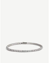 Cartier Lignes 18ct white-gold and diamond bracelet