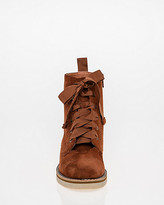 Thumbnail for your product : Le Château Suede Lace-Up Combat Boot