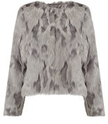 Thumbnail for your product : Lipsy Michelle Keegan Faux Fur Jacket