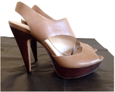 Thumbnail for your product : Michael Kors Beige Leather Sandals