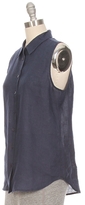 Thumbnail for your product : Equipment Colleen Sleeveless Linen Blouse