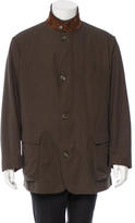 Thumbnail for your product : Loro Piana Storm System Suede-Trimmed Coat