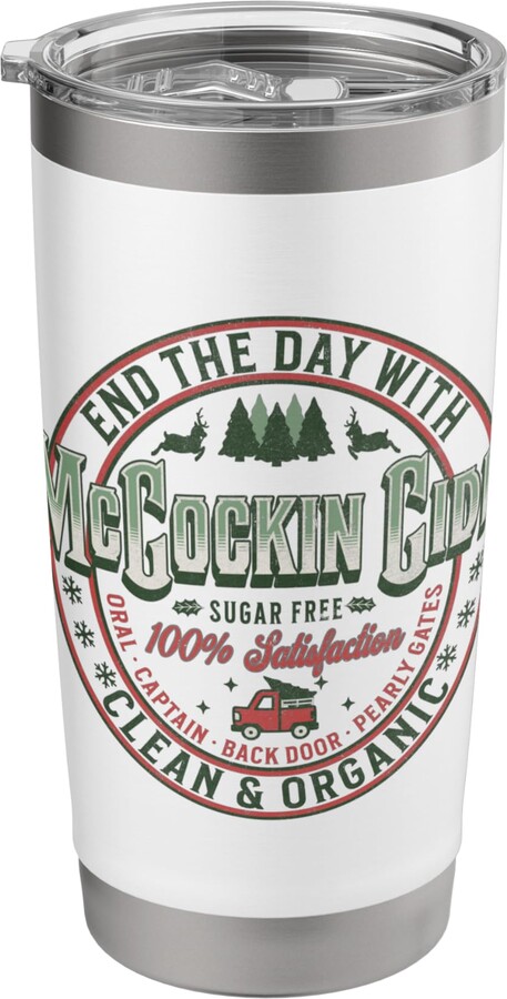 McCockin Cider Adult Gifts and Apparel McCockin Cider, Inappropriate Men, Women Funny Adult Humor Stainless Steel Insulated Tumbler