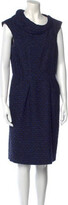 Cowl Neck Knee-Length Dress 