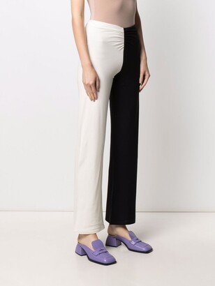 Paloma Wool Two-Tone Organic-Cotton Trousers