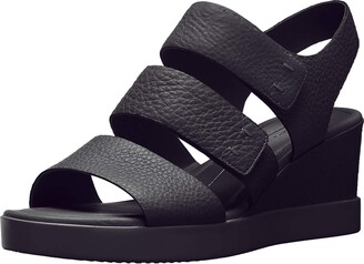 ecco black sandals womens