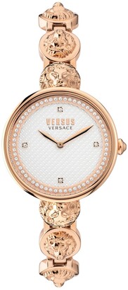 Versus By Versace Women's South Bay Rose Gold-Tone Stainless Steel Bracelet Watch 34mm