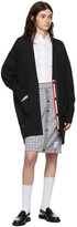 Thumbnail for your product : Thom Browne Gray Silk Cardigan