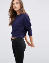 Thumbnail for your product : ASOS Oversized Cropped Sweatshirt