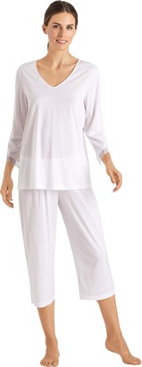 HANRO Womens Willow Short Sleeve Pajama Set 