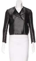 Thumbnail for your product : Monique Lhuillier Cropped Zip-Up Jacket