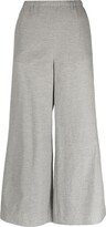 Wide-Leg Cropped Trousers 
