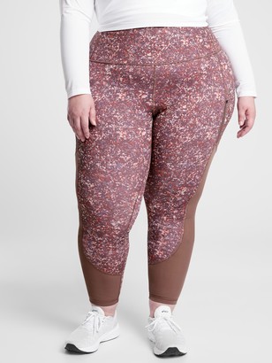 Athleta Rainier Printed Mesh Tight - ShopStyle Plus Size Pants