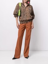 Thumbnail for your product : pushBUTTON High-Waist Flared Trousers