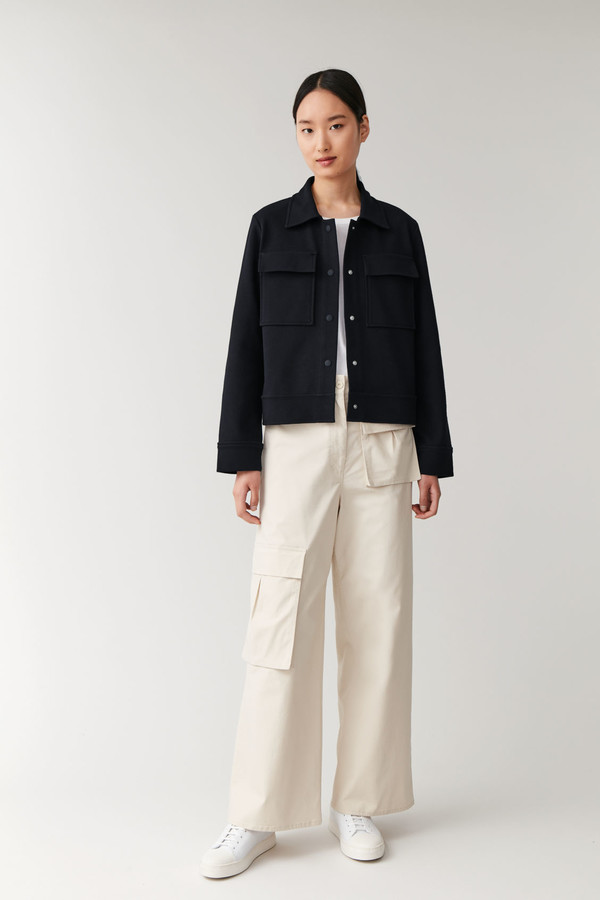 COS Jacket With Flap Pockets - ShopStyle