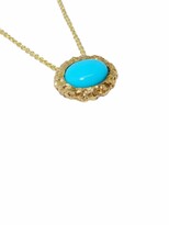 Thumbnail for your product : SUSANNAH KING 9kt Yellow Gold Turquoise Pendant Necklace