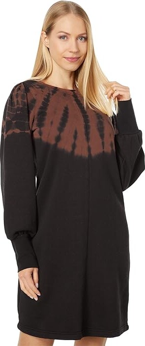 Hatley Sweatshirt Dress Women's Clothing Caviar Storm Tie-Dye : SM, Cotton/Polyester