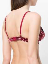 Thumbnail for your product : Stella McCartney polka dot lace bra