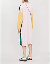 Thumbnail for your product : Loewe Logo-embroidered wool and cashmere-blend jumper dress