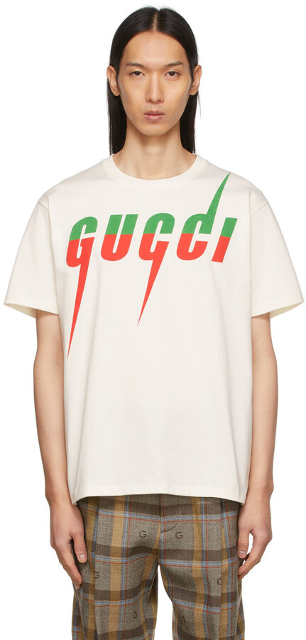 Gucci Men's Red T-shirts | Shop The Largest Collection | ShopStyle