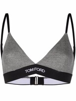 Thumbnail for your product : Tom Ford Logo-Underband Cashmere Triangle Bra